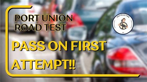 is port union road test hard|port union modified g test parking.